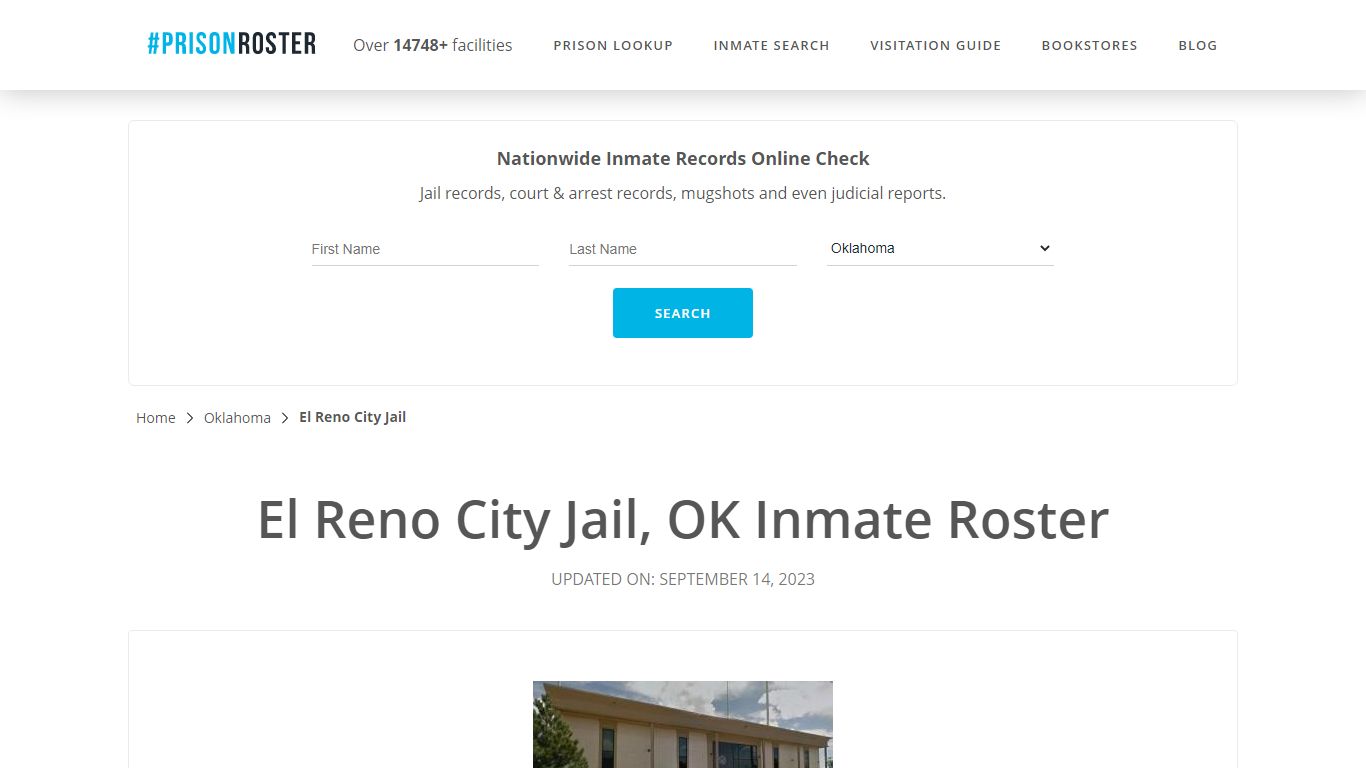 El Reno City Jail, OK Inmate Roster - Prisonroster